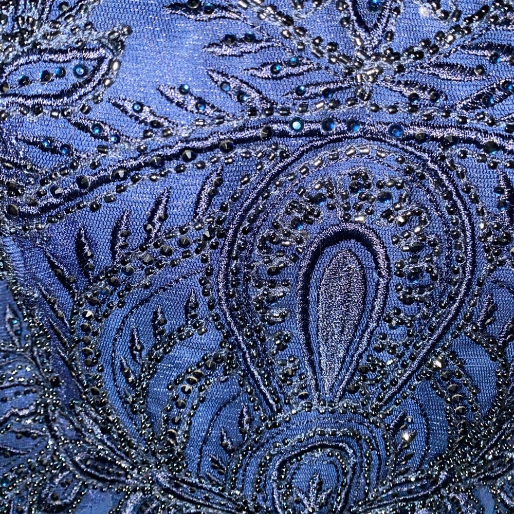 Formal Navy Blue Dress - Picture 5 of 10